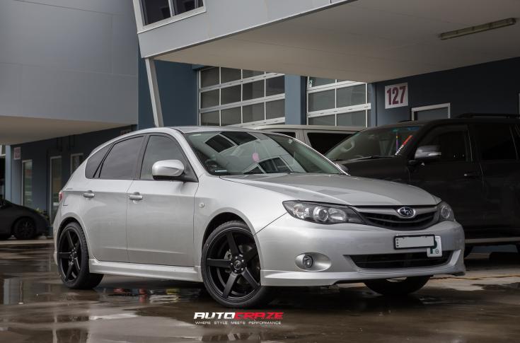 SUBARU IMPREZA R5 SATIN BLACK